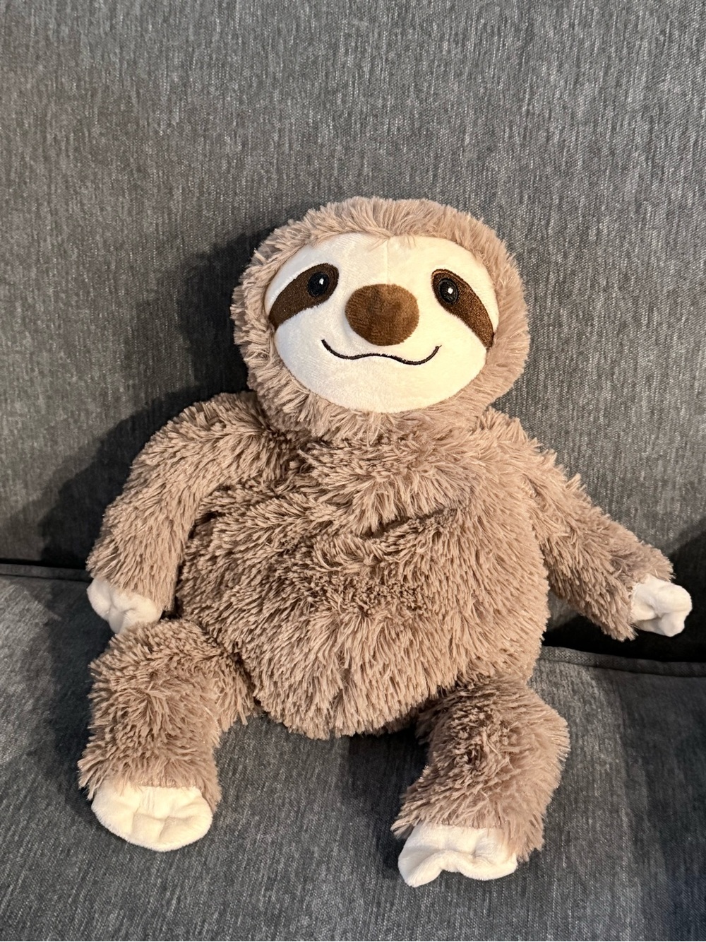 Warmies Brown Sloth Plush Microwavable Lavender Scented